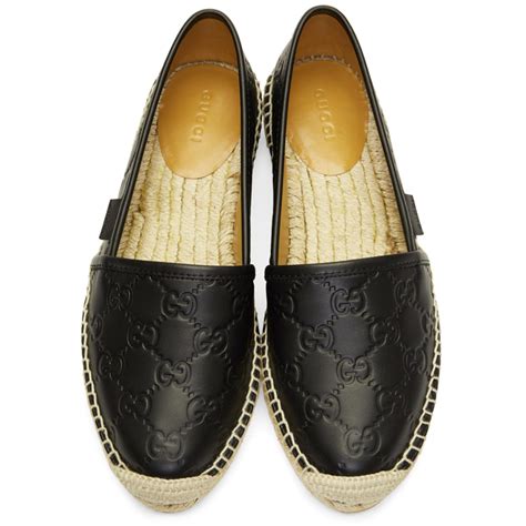 gucci espadrilles black